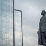 Maximizing Internship - Maxim Gorky Monument by Office Buildings