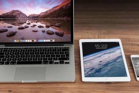 Digital - Macbook Pro Beside White Ipad