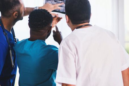Healthcare Internship - Three Person Looking at X-ray Result