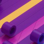 Animation Internships - Digital Animation of Colorful Tape Rolls
